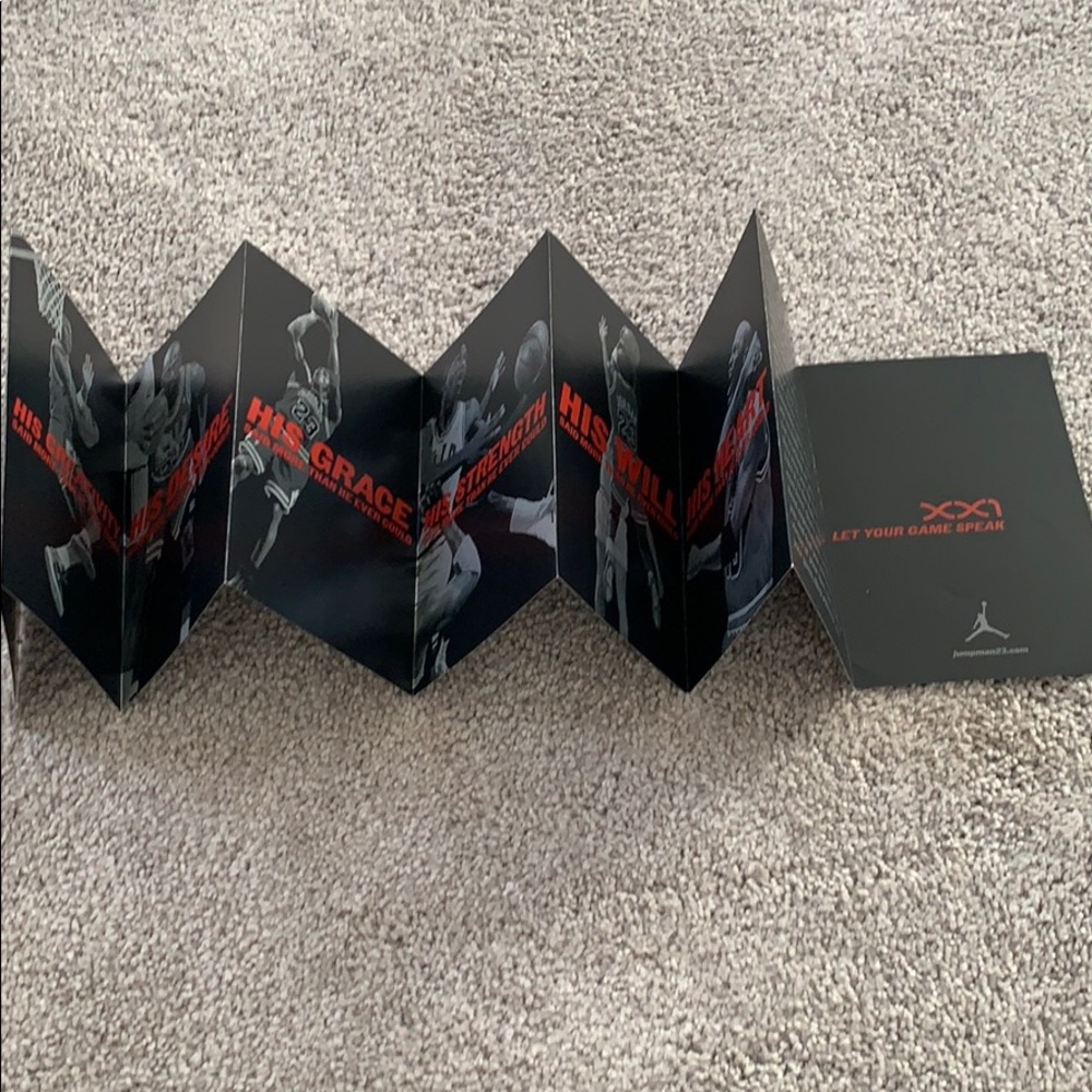 Vintage jordan 21 booklet souvenir collectors